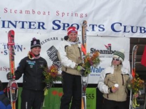 Women's Podium at Steamboat Springs Sprint Classic, Lorin Paley takes 2nd Place